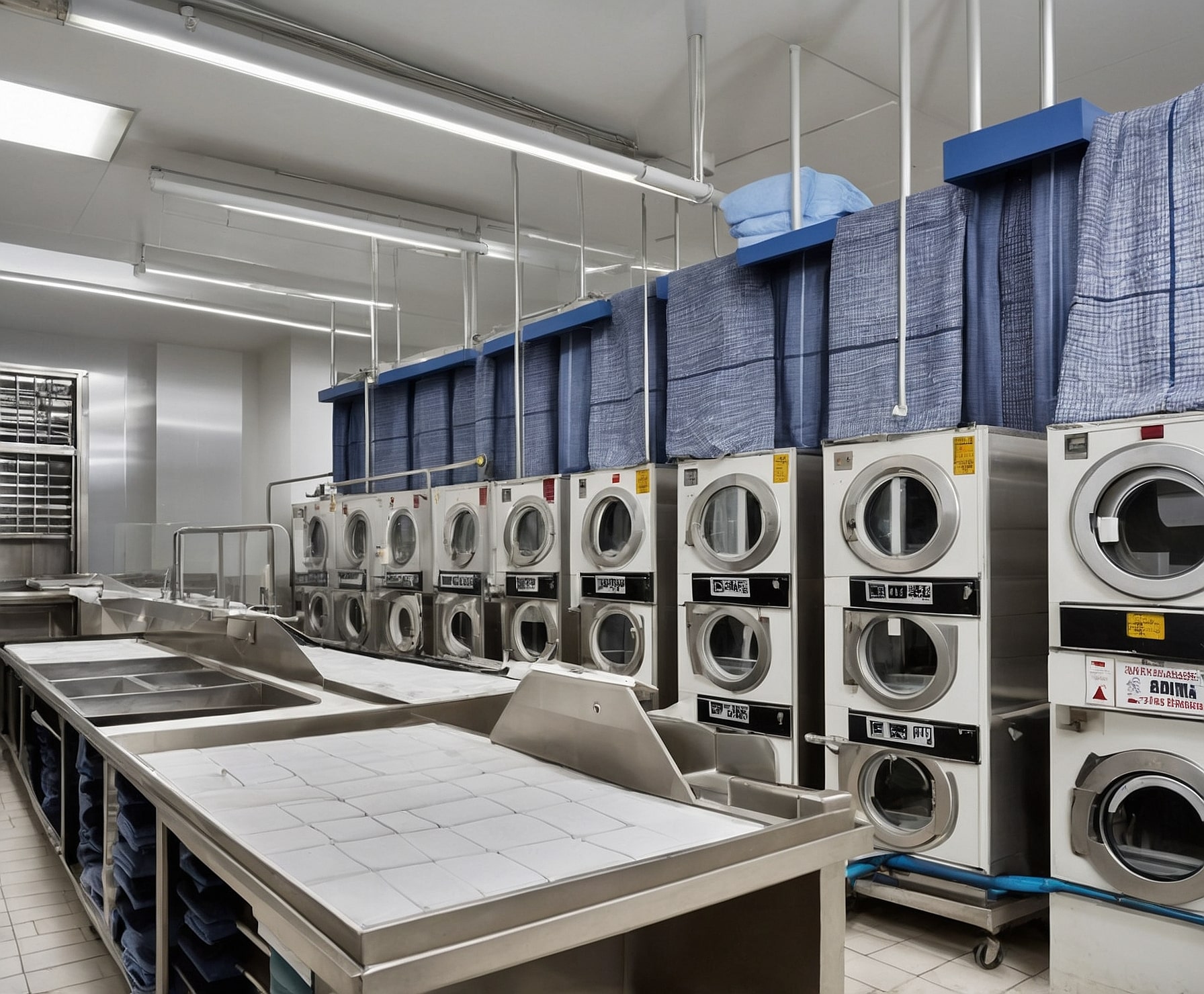 Lavado industrial eficiente en hoteles.