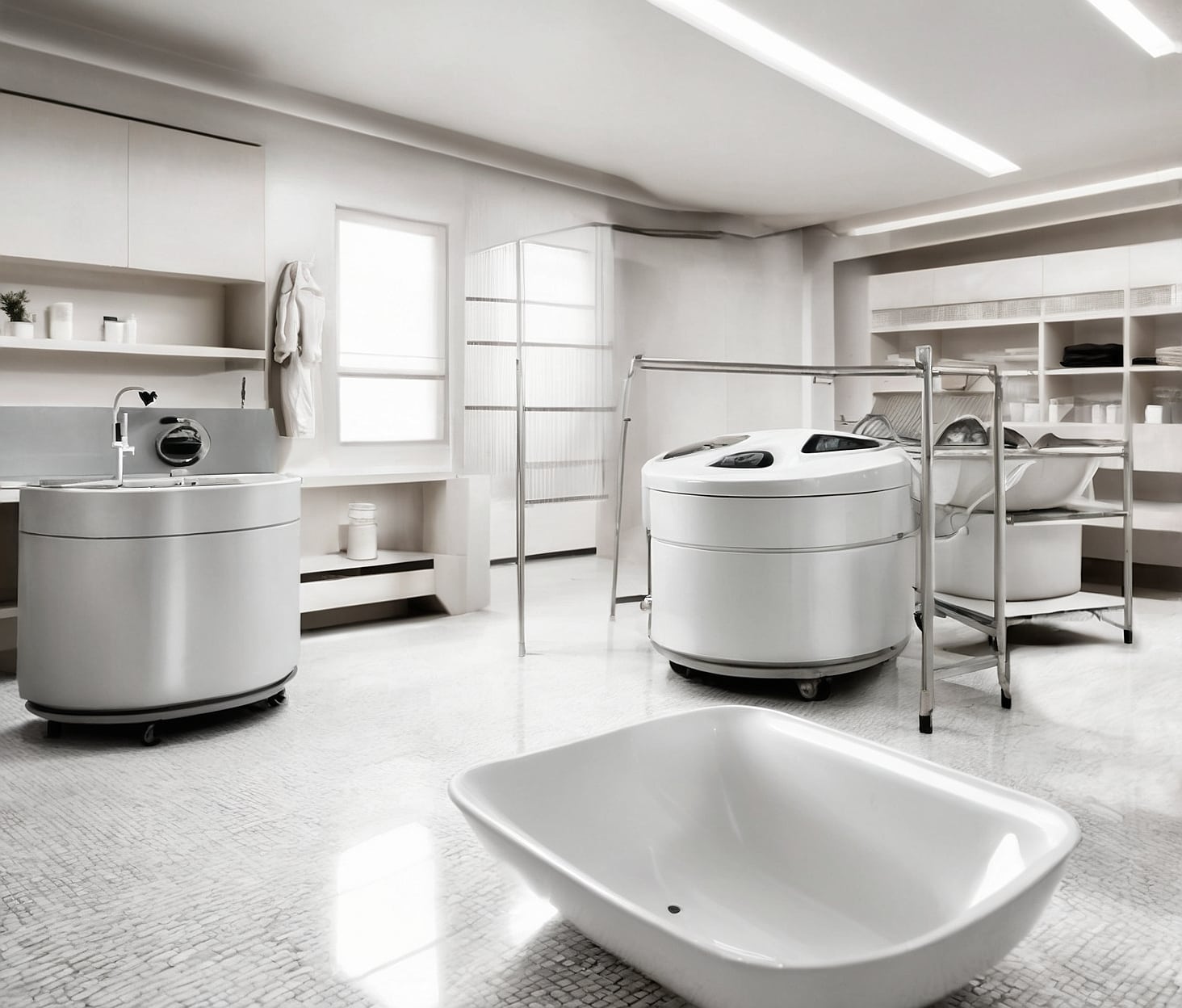 Lavado eficiente para lavanderías urbanas.
