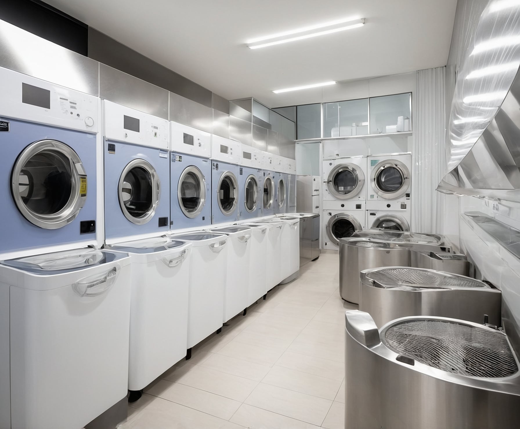 Lavado y secado eficiente y optimizado